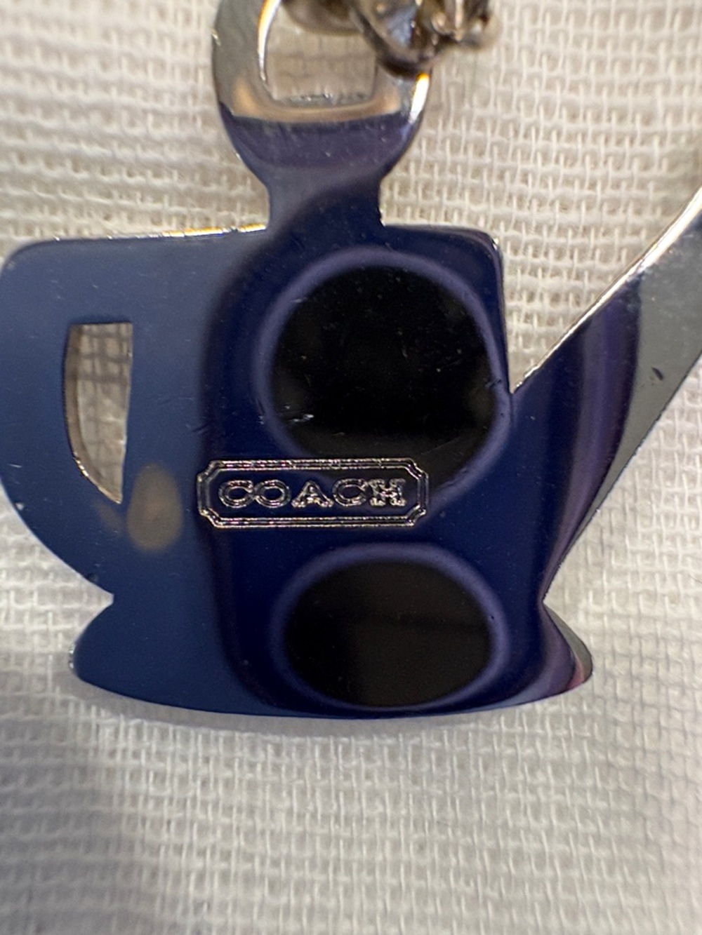 Coach Blue Watering Can & Purple Sunflower Charm Necklaces - Picture 2 of 5